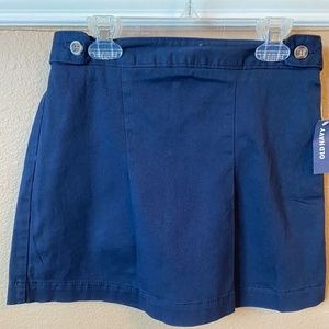 NWT Girls Navy Skirt